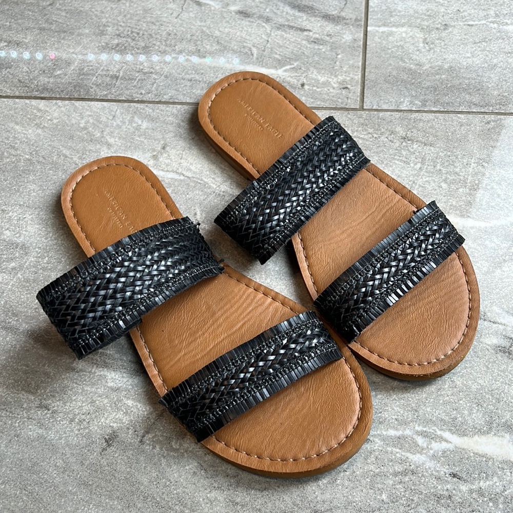 American Eagle Woven Slides